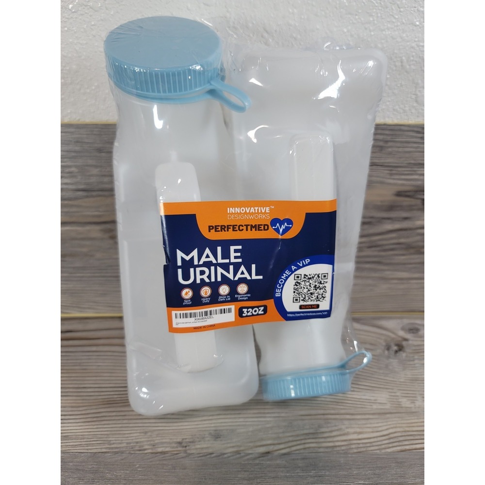 Male Urinal bottles set of 2 New Sealed in package 32ozs